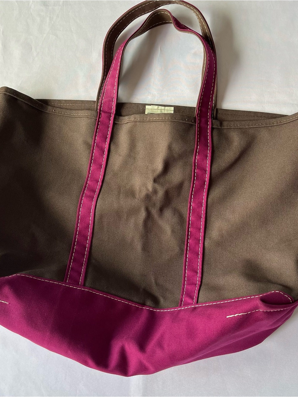 Vintage Rare Color LL Bean Boat And Tote Bag Large